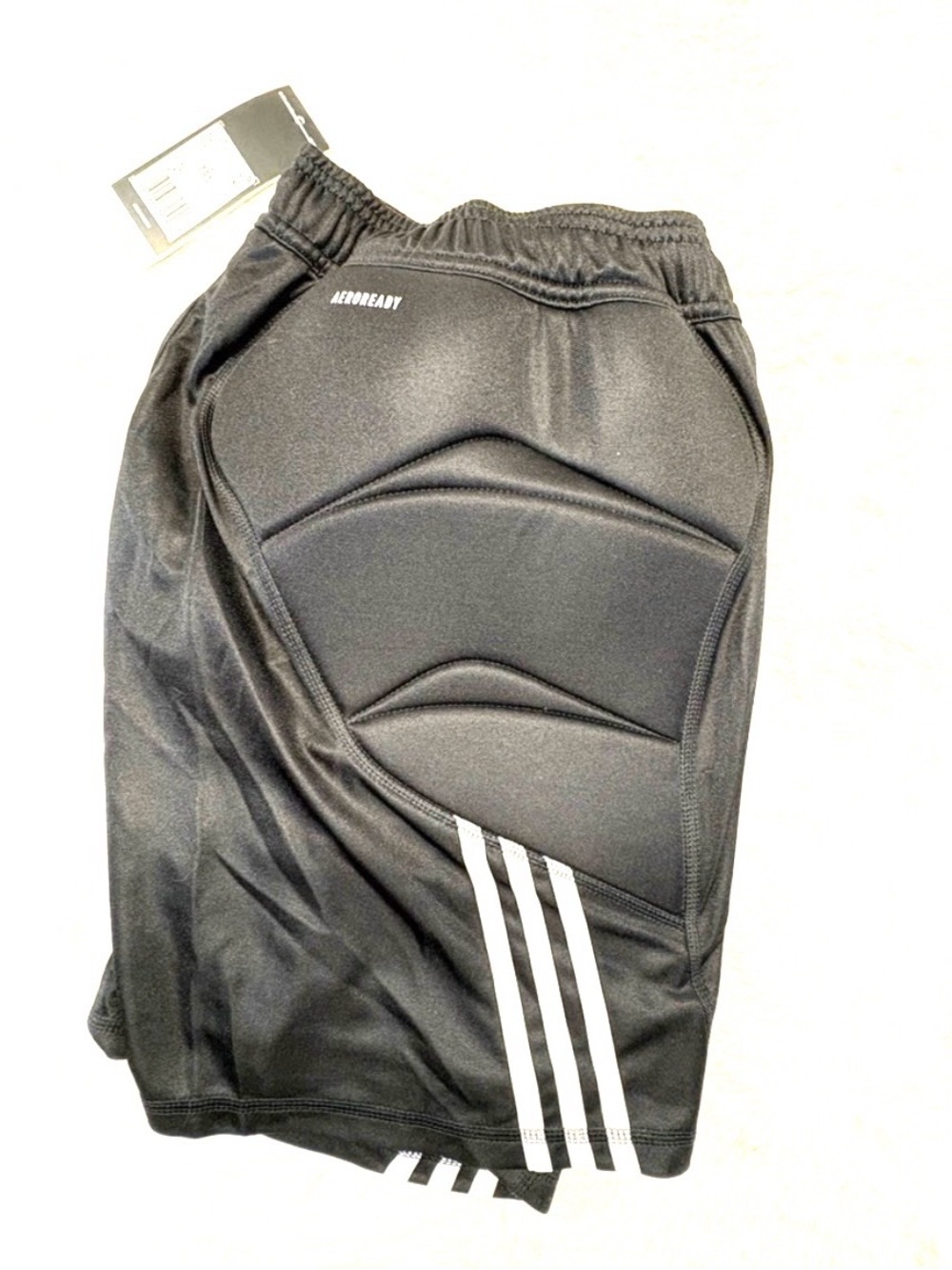 Adidas Black Padded Goalie Shorts Size Small NWT